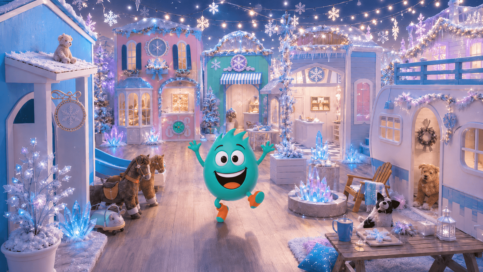 A Frozen Fun in the Sun Party at Pikopye's Town