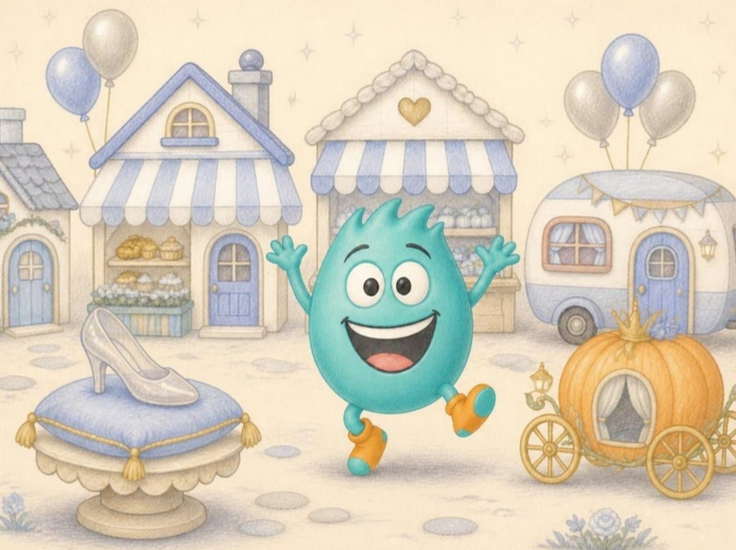 The Glass Slipper Party at Pikopye's Town