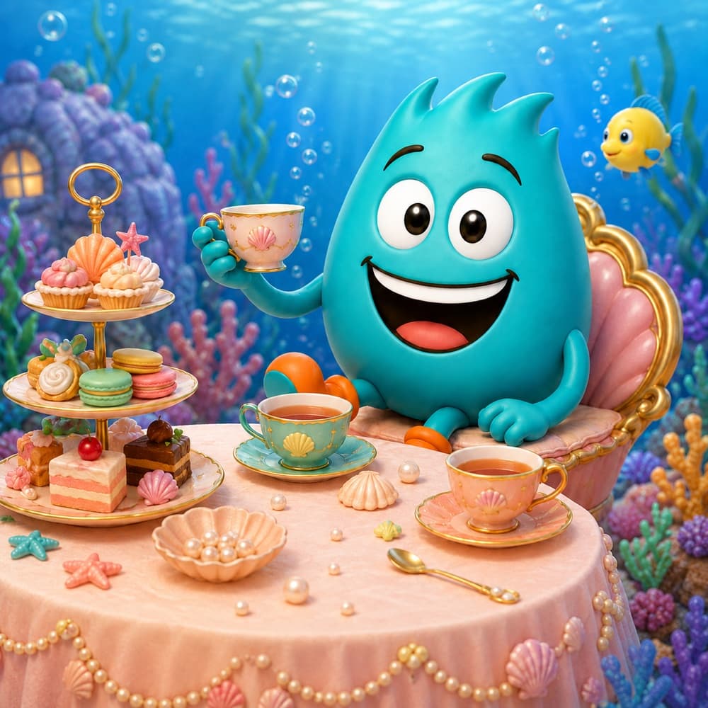 Pikopye at the under-the-sea tea party