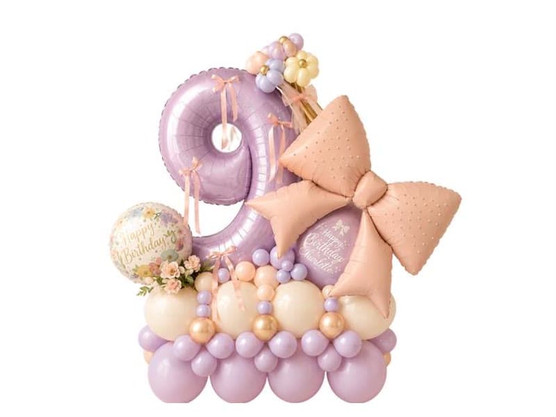 Deluxe Personalized Balloon Stack